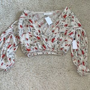 NWT floral blouse